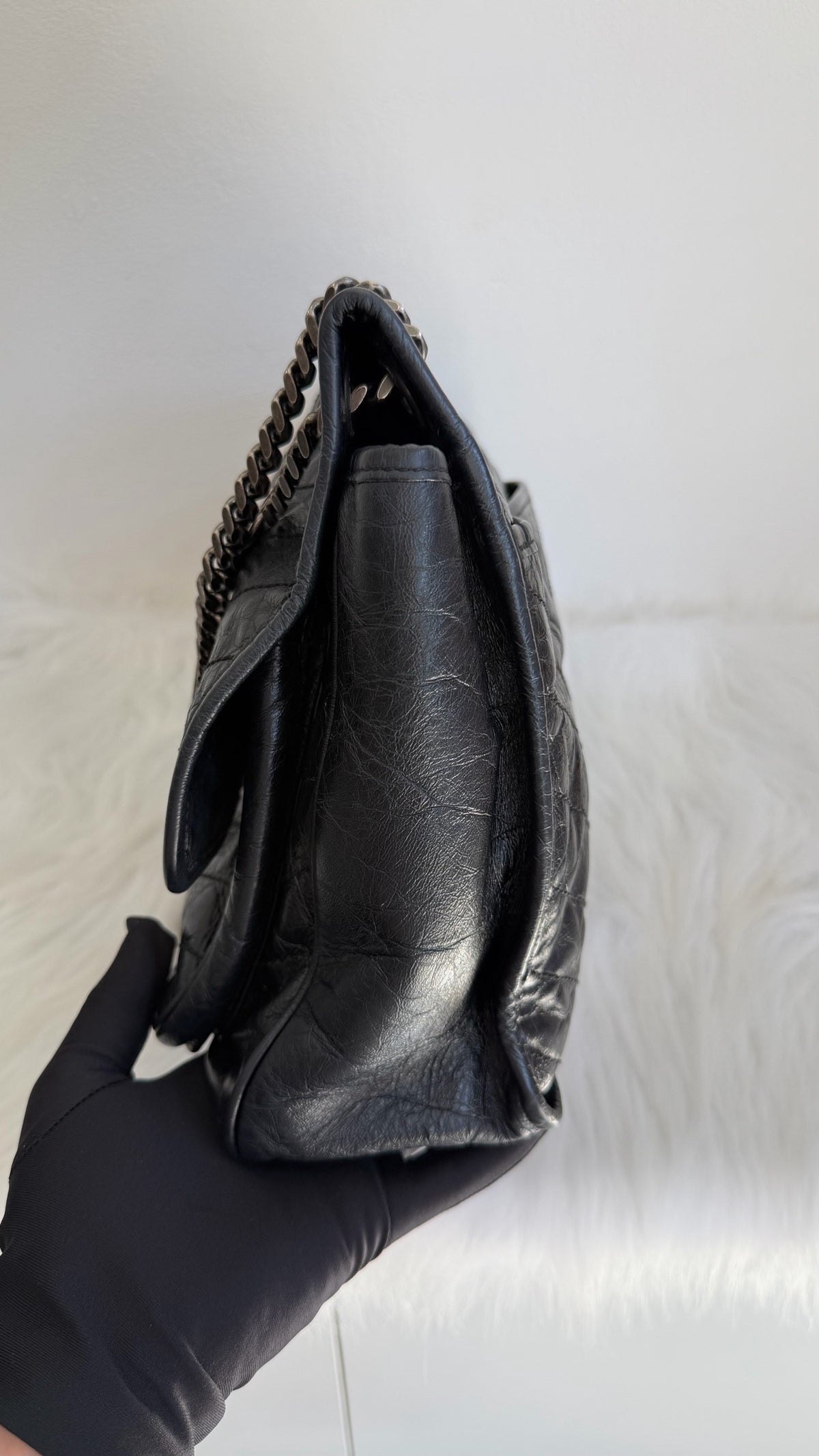 Saint Laurent - Niki Large - Leather - Black - (large)
