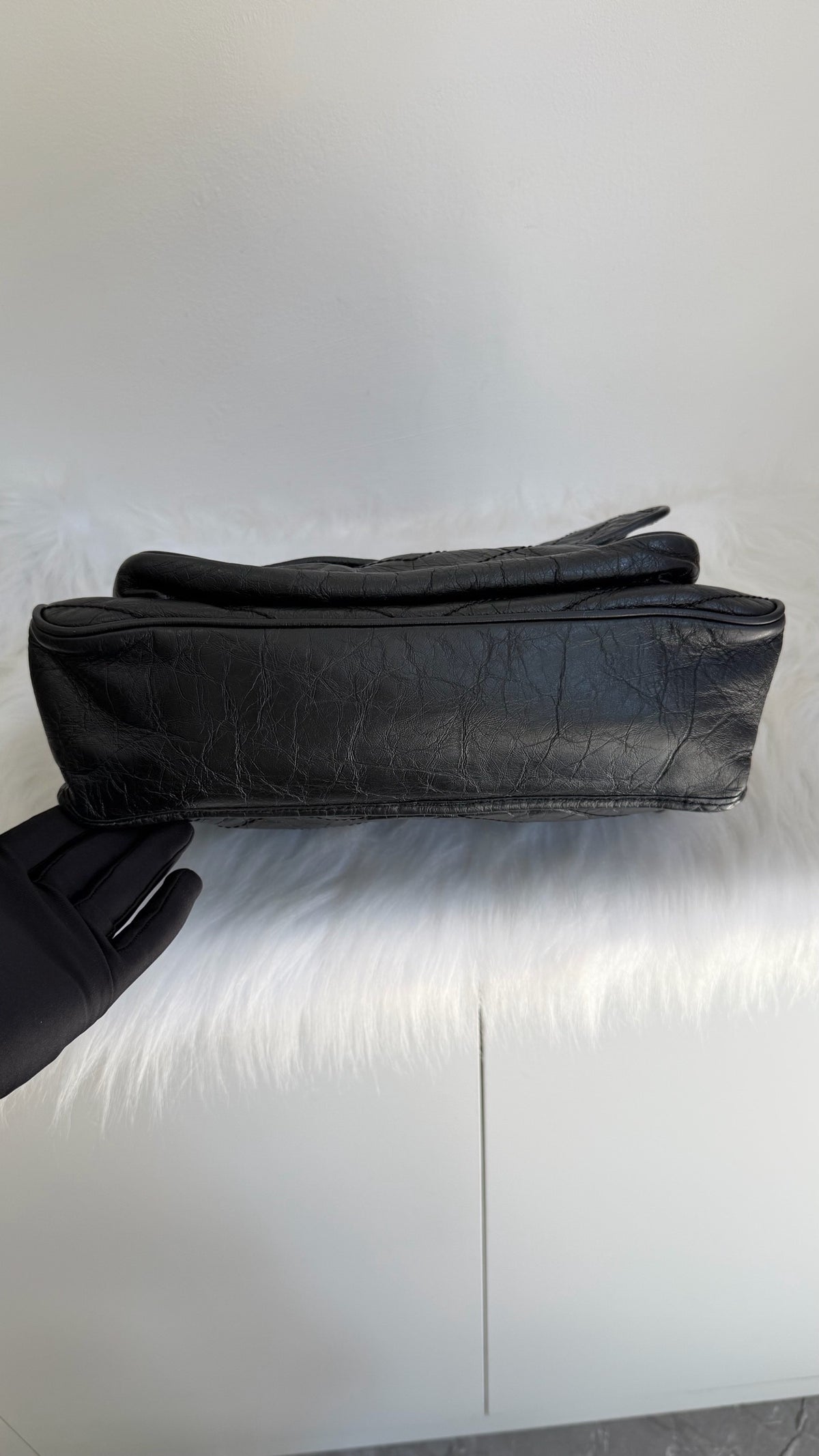 Saint Laurent - Niki Large - Leather - Black - (large)