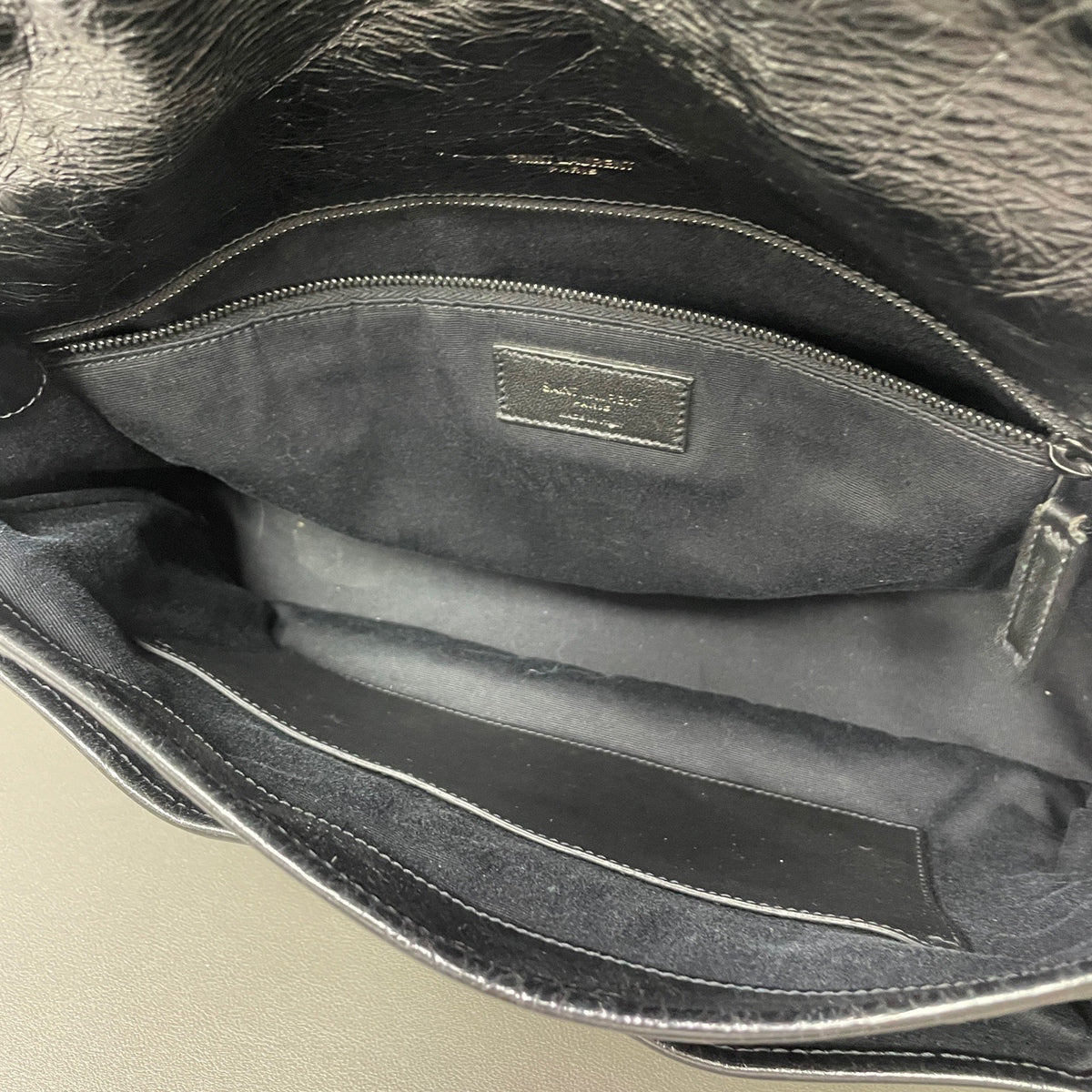 Saint Laurent - Niki Large - Leather - Black - (large)