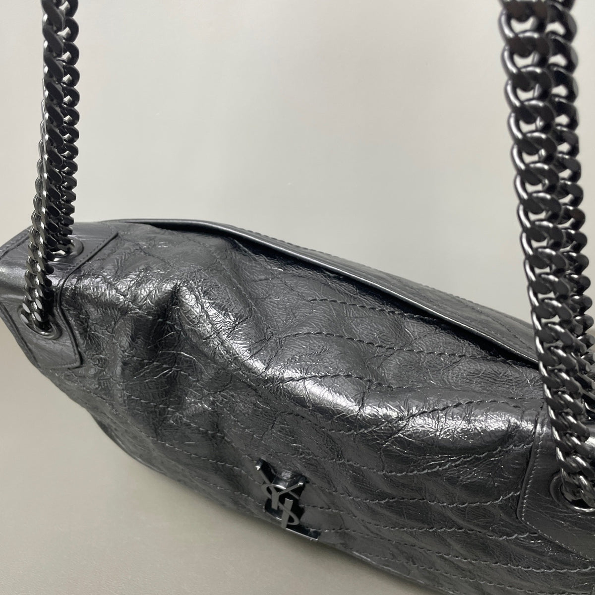 Saint Laurent - Niki Large - Leather - Black - (large)