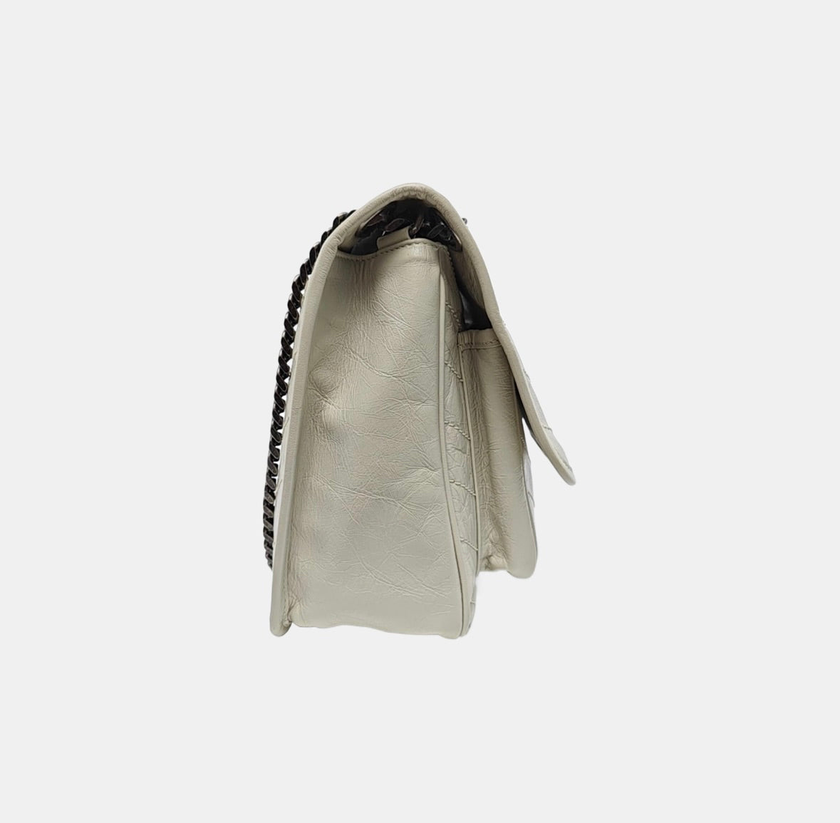 Saint Laurent - Niki - Leather - Beige - (medium)