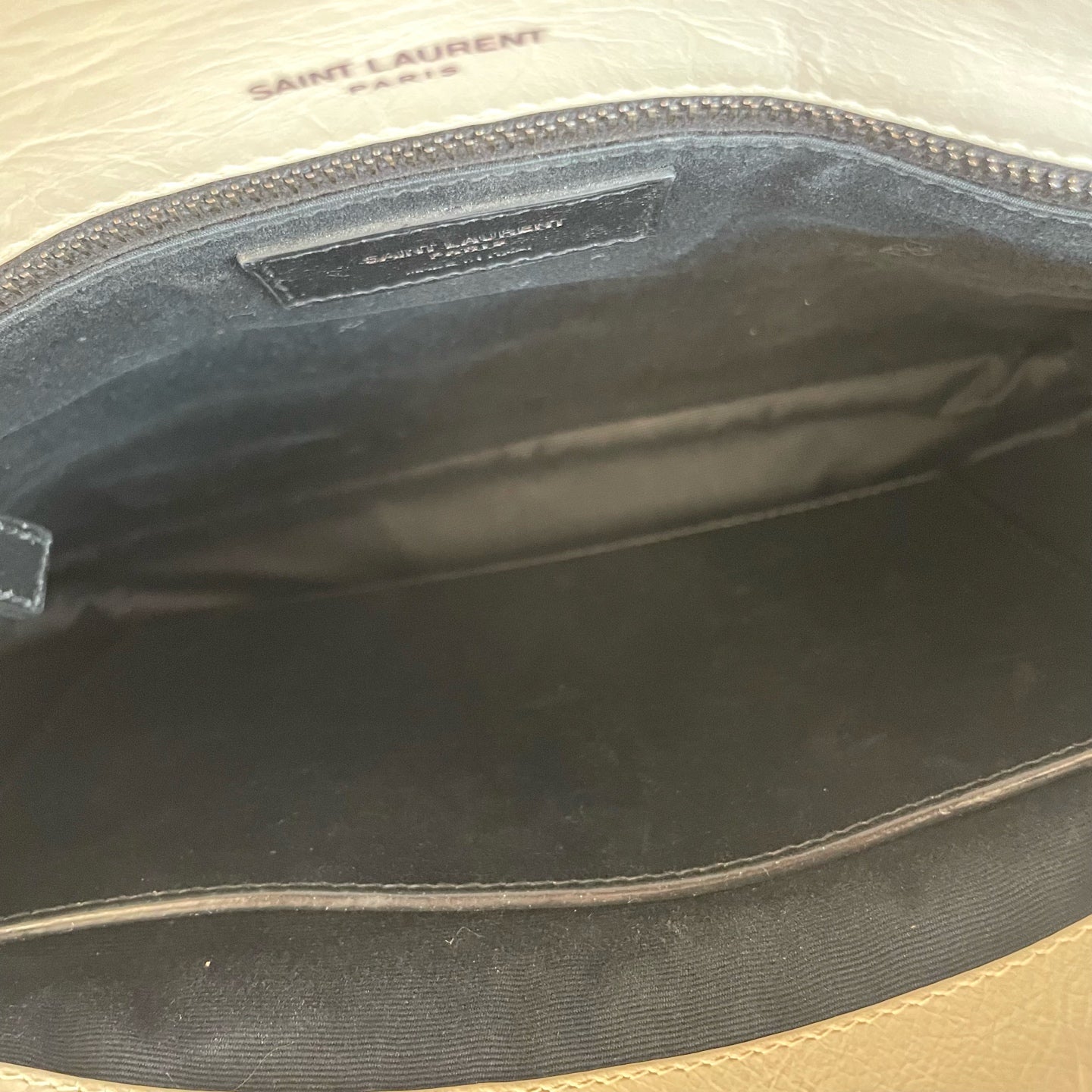 Saint Laurent - Niki - Leather - Beige - (medium)