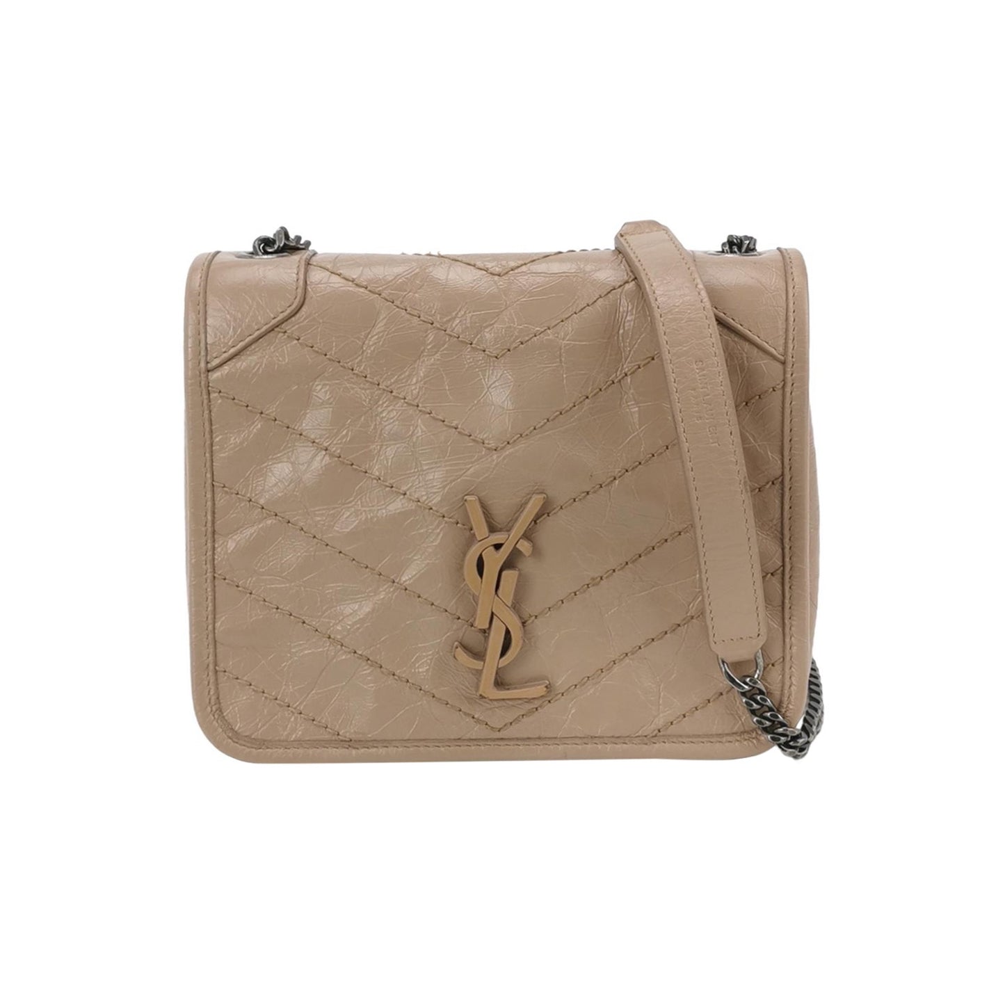 Saint Laurent - Niki - Leather - Beige - (mini)