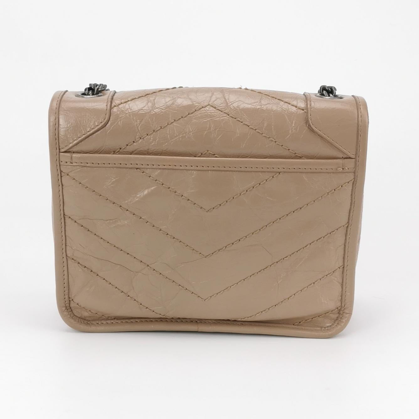 Saint Laurent - Niki - Leather - Beige - (mini)