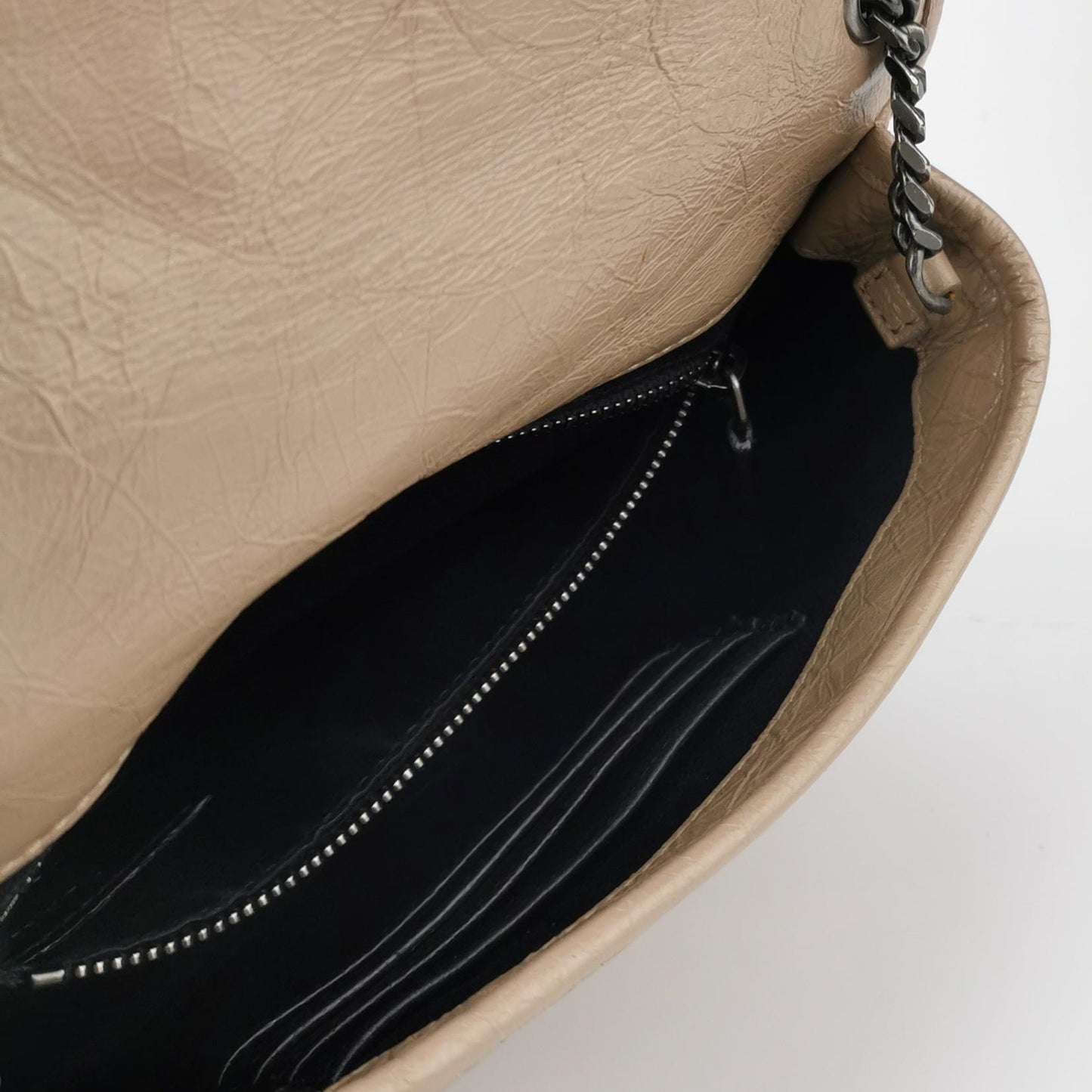 Saint Laurent - Niki - Leather - Beige - (mini)
