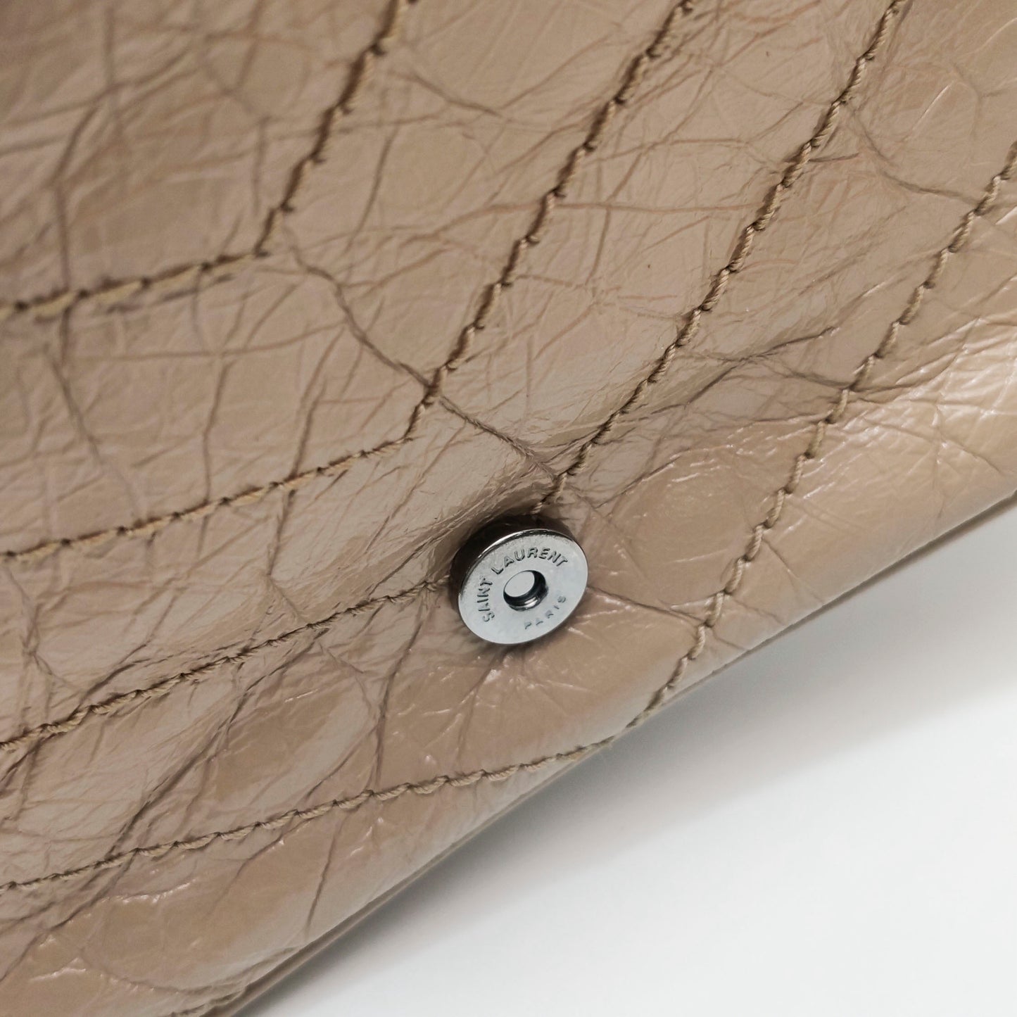 Saint Laurent - Niki - Leather - Beige - (mini)