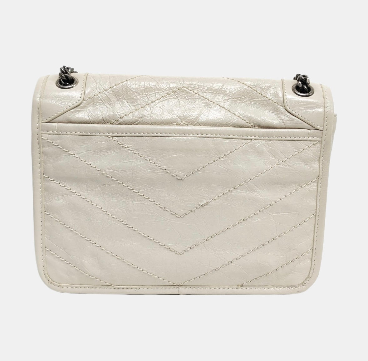 Saint Laurent - Niki - Leather - Beige - (Small)