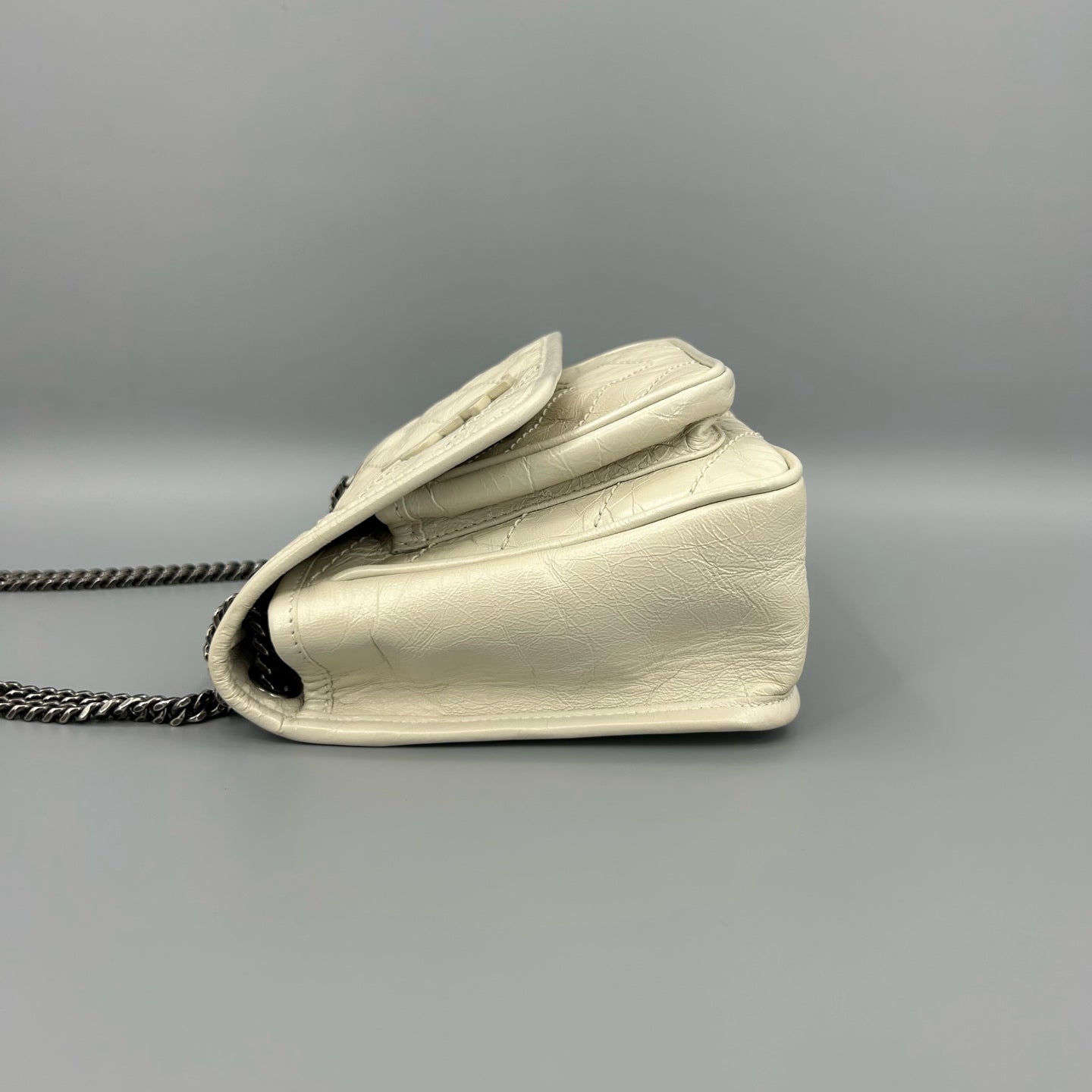 Saint Laurent - Niki - Leather - Beige - (small)