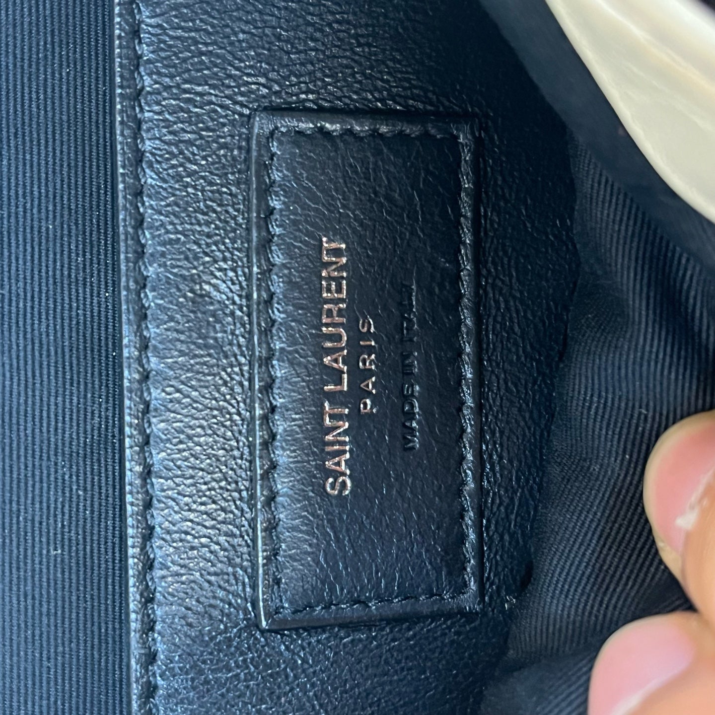 Saint Laurent - Niki - Leather - Beige - (small)