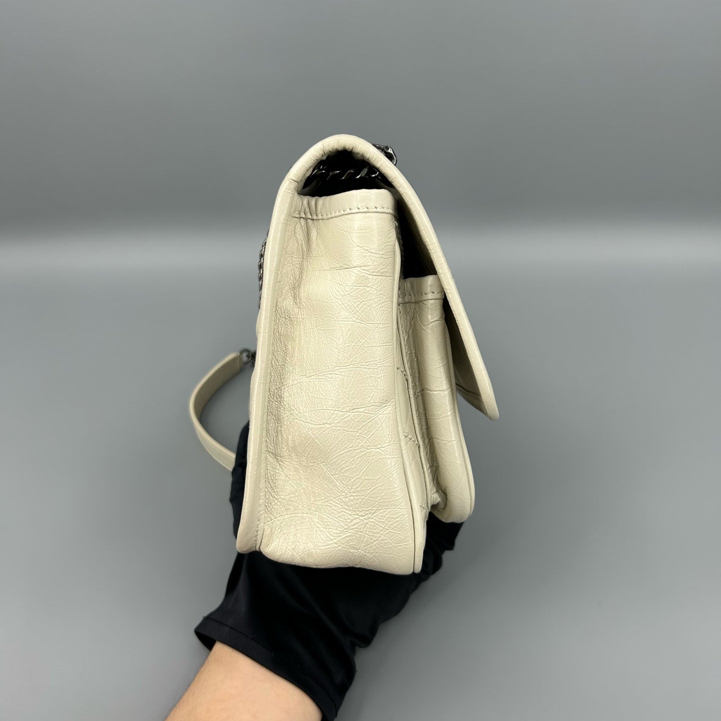 Saint Laurent - Niki - Leather - Beige - (small)