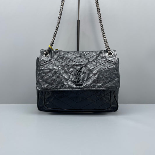 Saint Laurent - Niki - Leather - Black - (Large)
