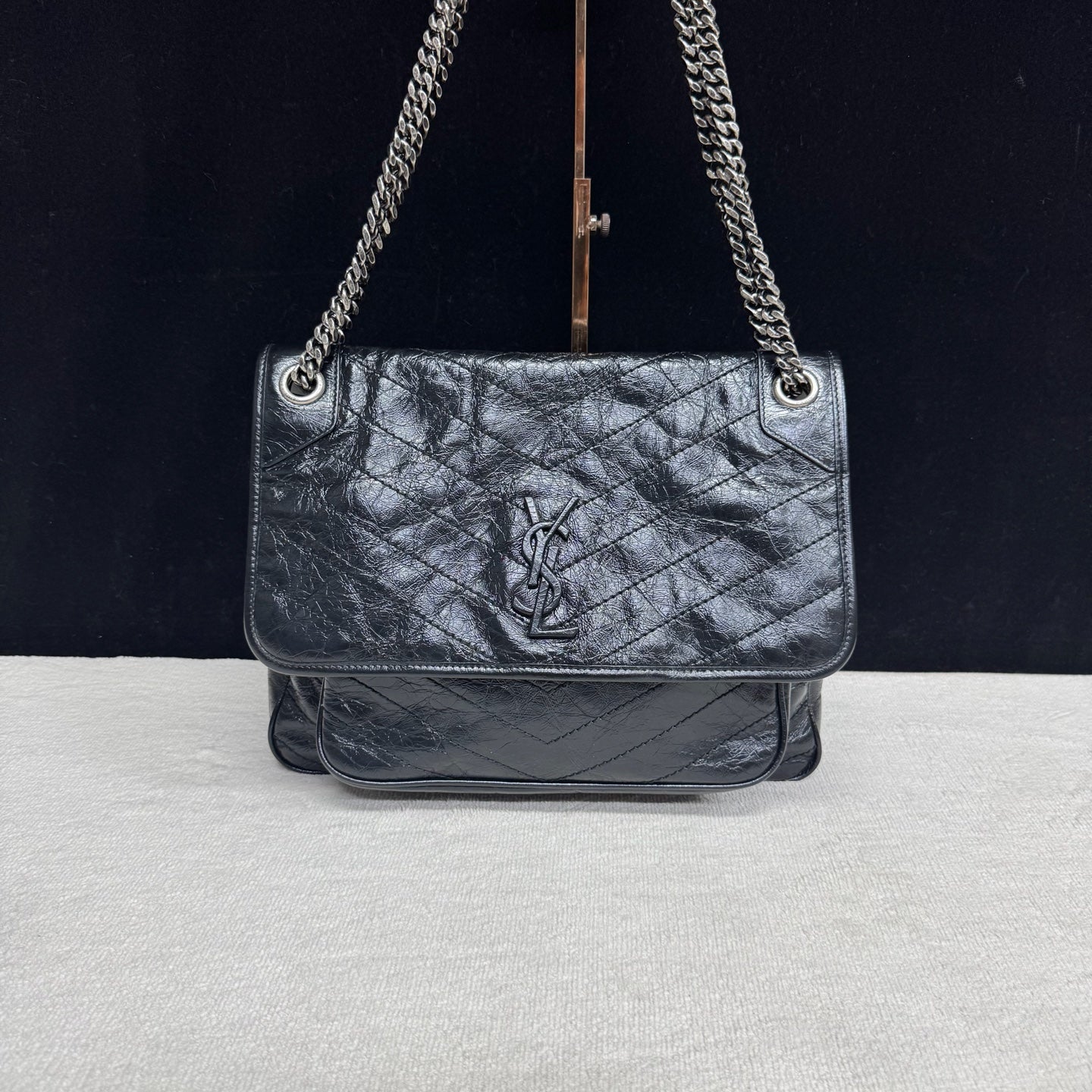Saint Laurent - Niki - Leather - Black - (Large)