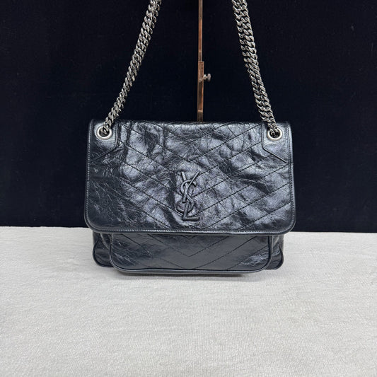 Saint Laurent - Niki - Leather - Black - (Large)