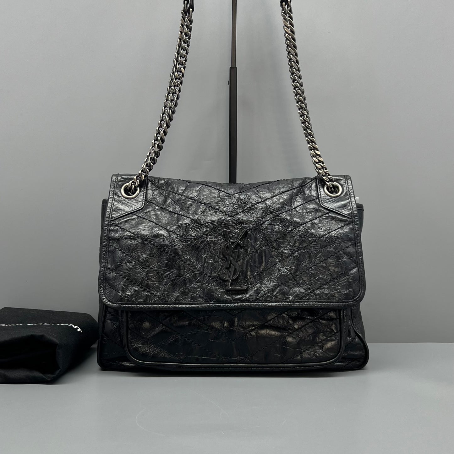 Saint Laurent - Niki - Leather - Black - (Large)