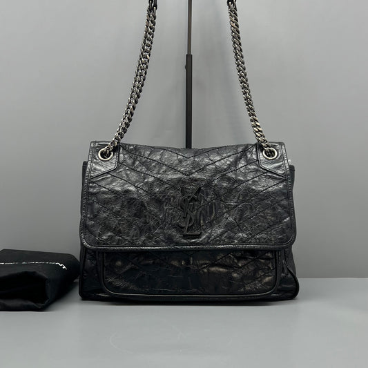 Saint Laurent - Niki - Leather - Black - (Large)