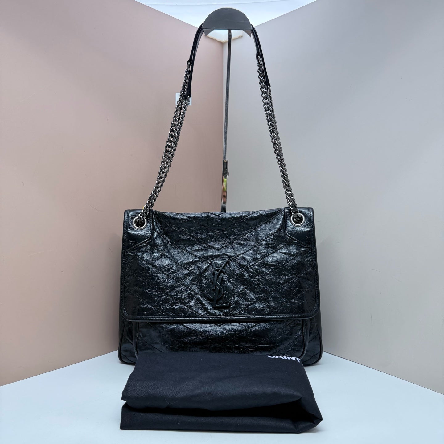 Saint Laurent - Niki - Leather - Black - (large)