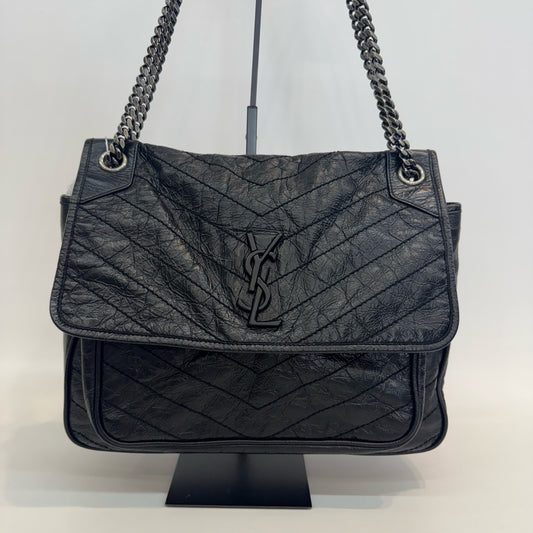 Saint Laurent - Niki - Leather - Black - (Large)