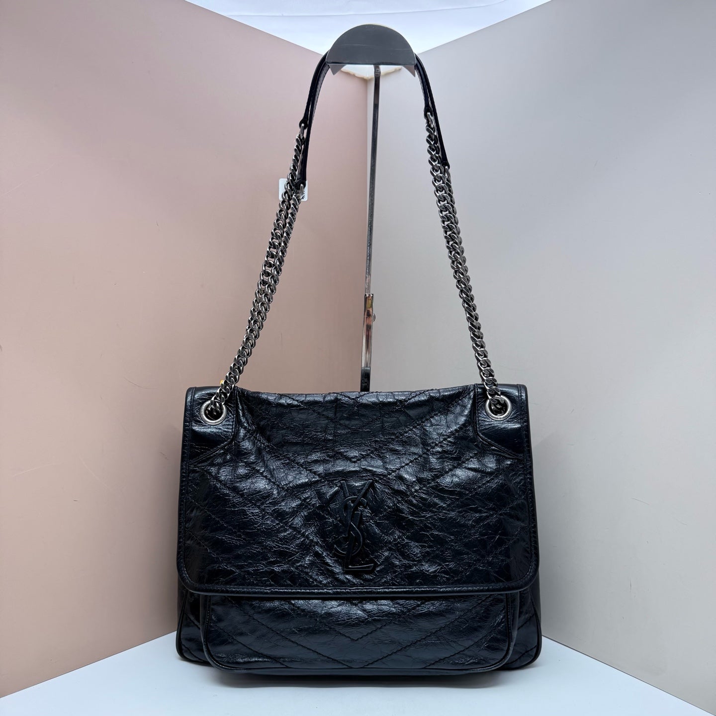 Saint Laurent - Niki - Leather - Black - (large)