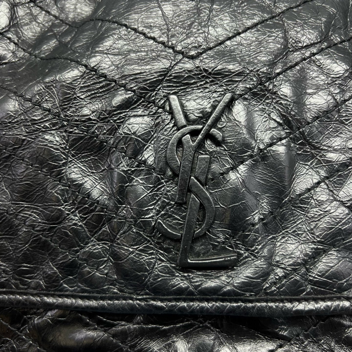 Saint Laurent - Niki - Leather - Black - (Large)