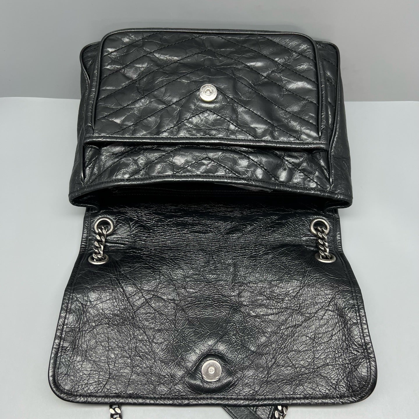 Saint Laurent - Niki - Leather - Black - (Large)