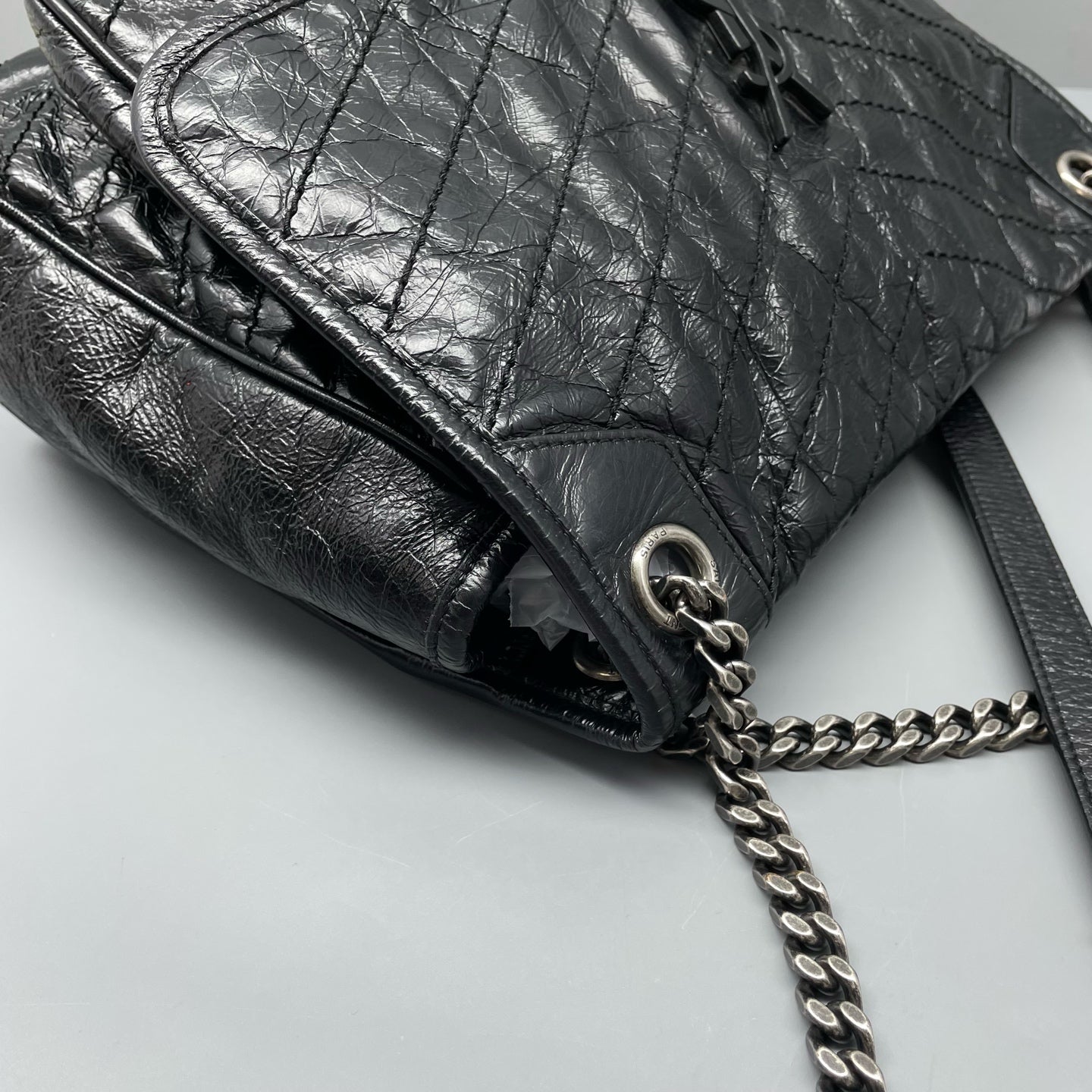 Saint Laurent - Niki - Leather - Black - (large)