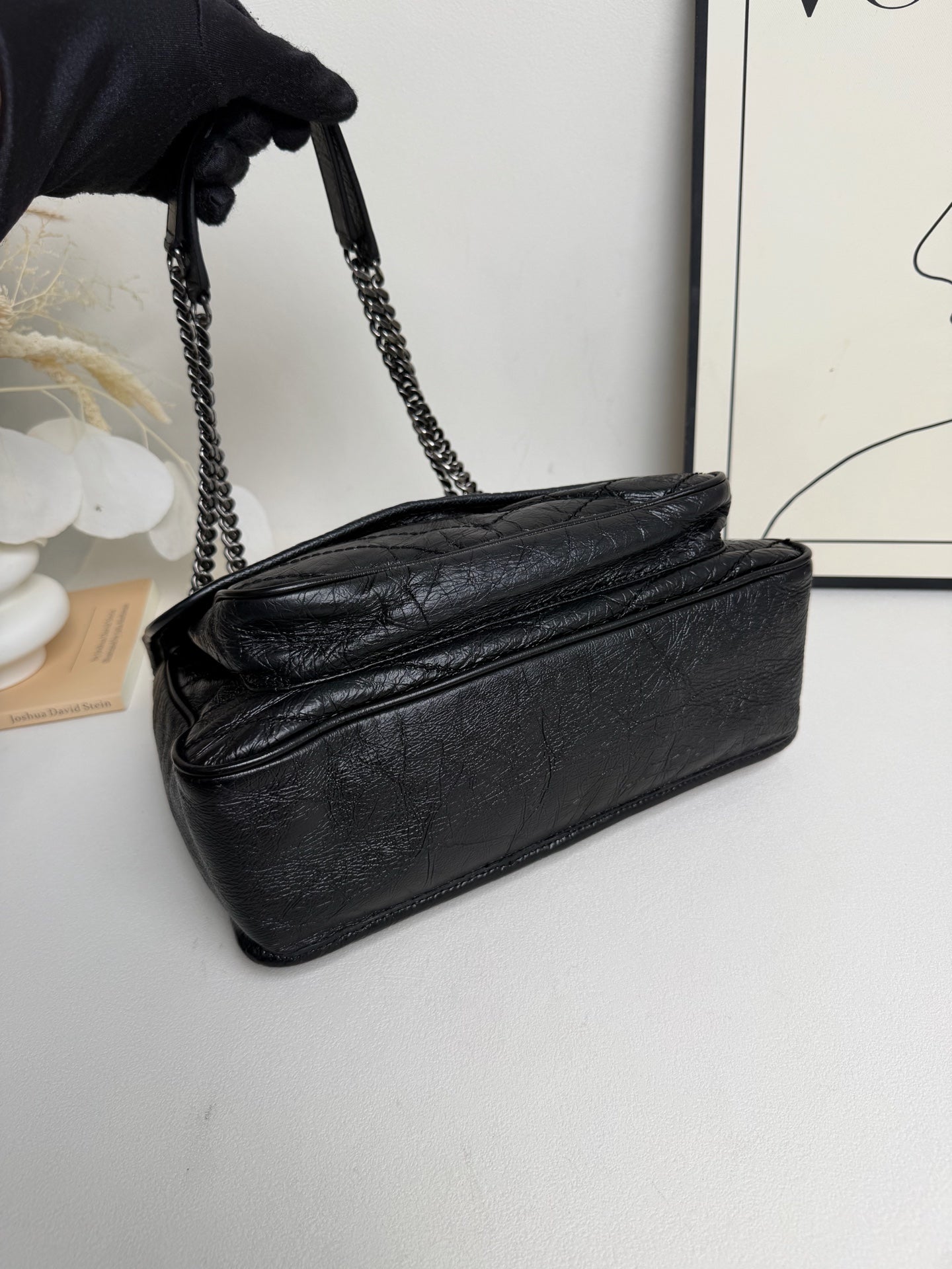 Saint Laurent - Niki - Leather - Black - (large)