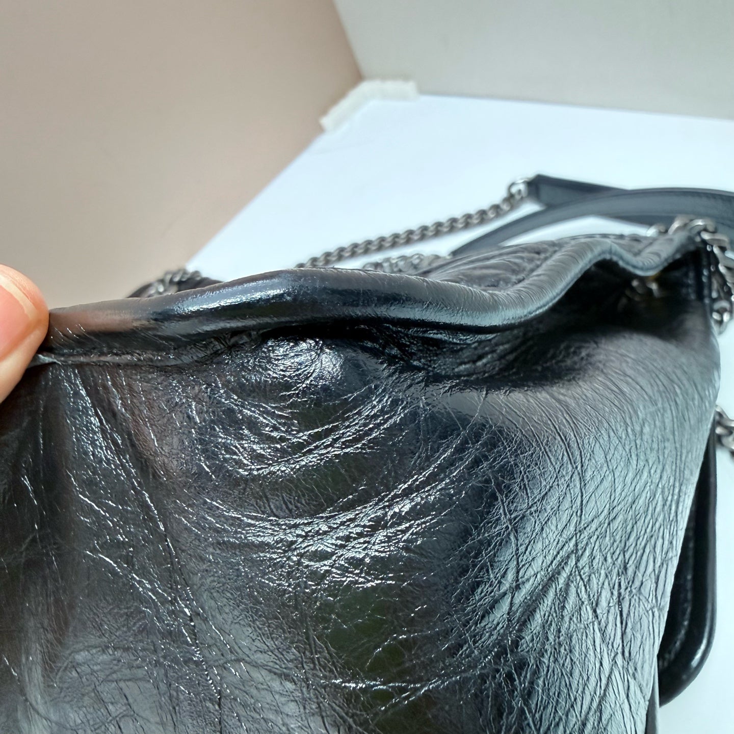 Saint Laurent - Niki - Leather - Black - (large)