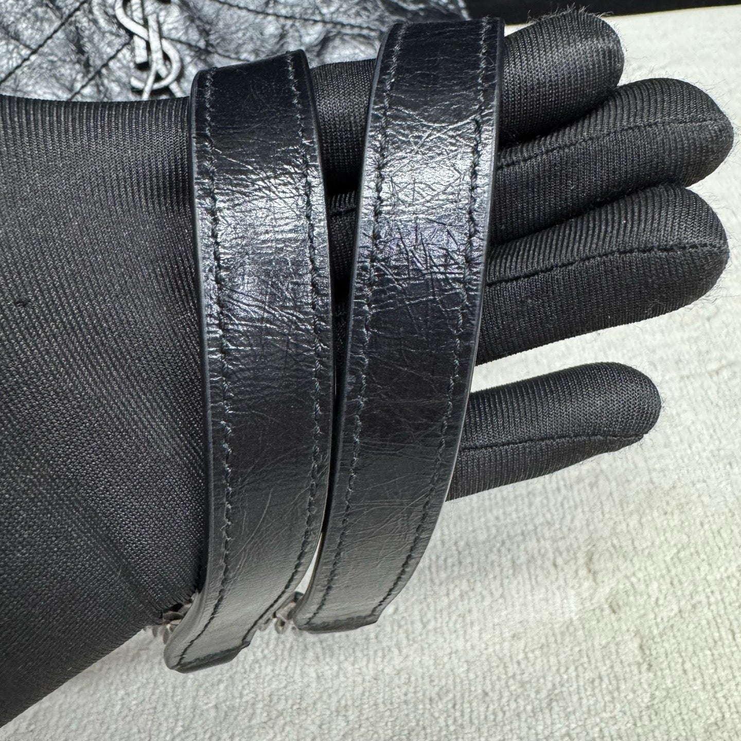 Saint Laurent - Niki - Leather - Black - (Large)