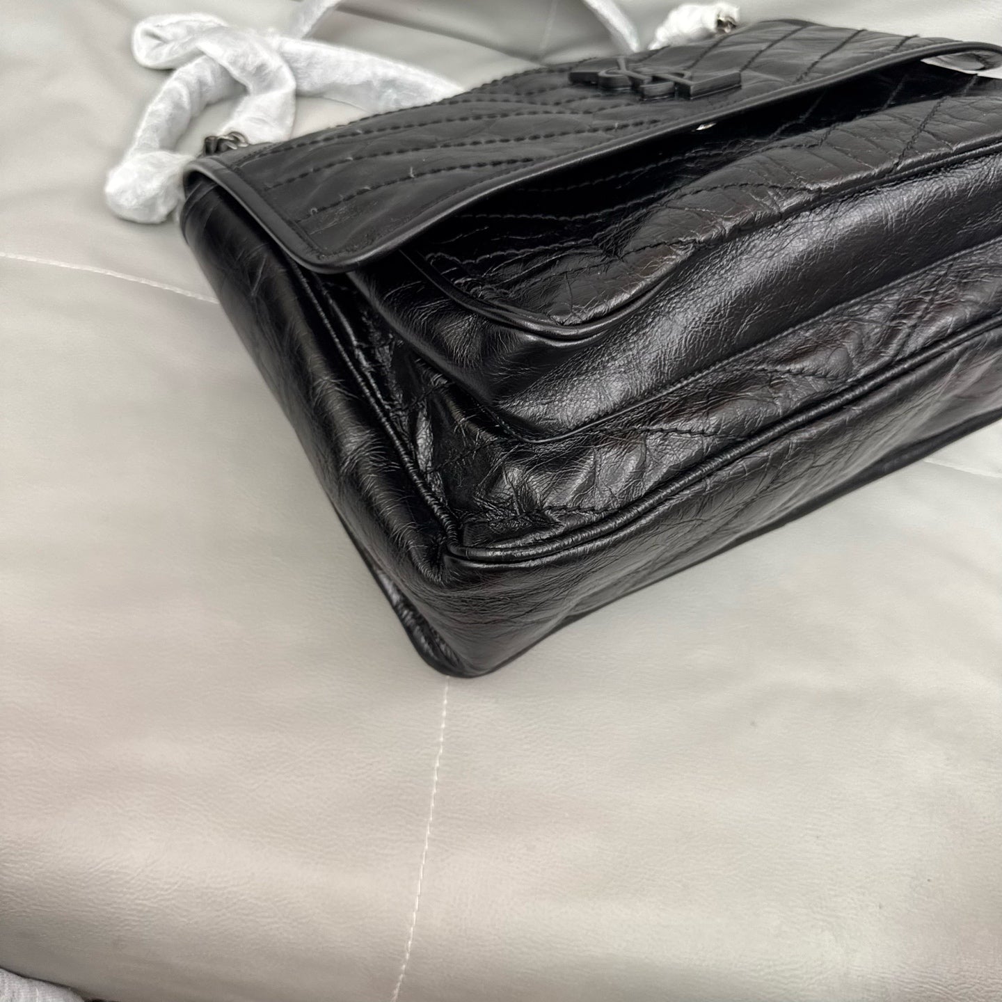 Saint Laurent - Niki - Leather - Black - (large)