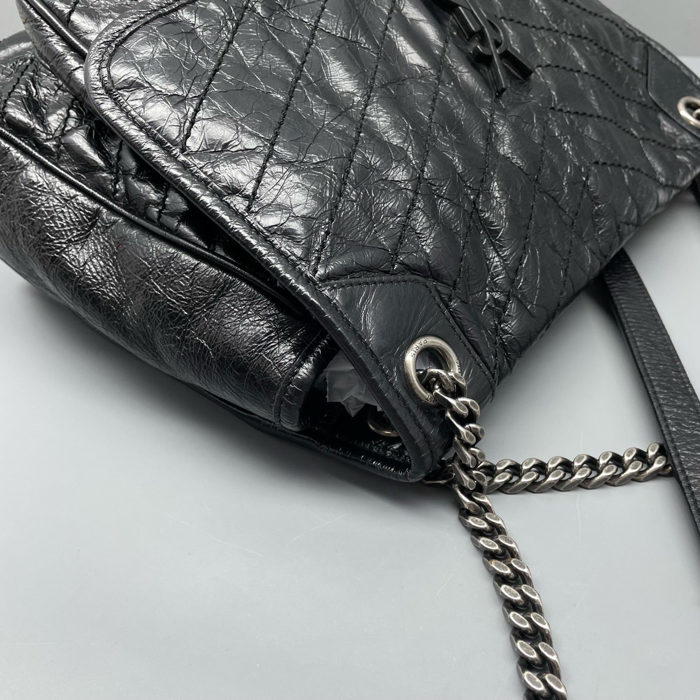 Saint Laurent - Niki - Leather - Black - (Large)