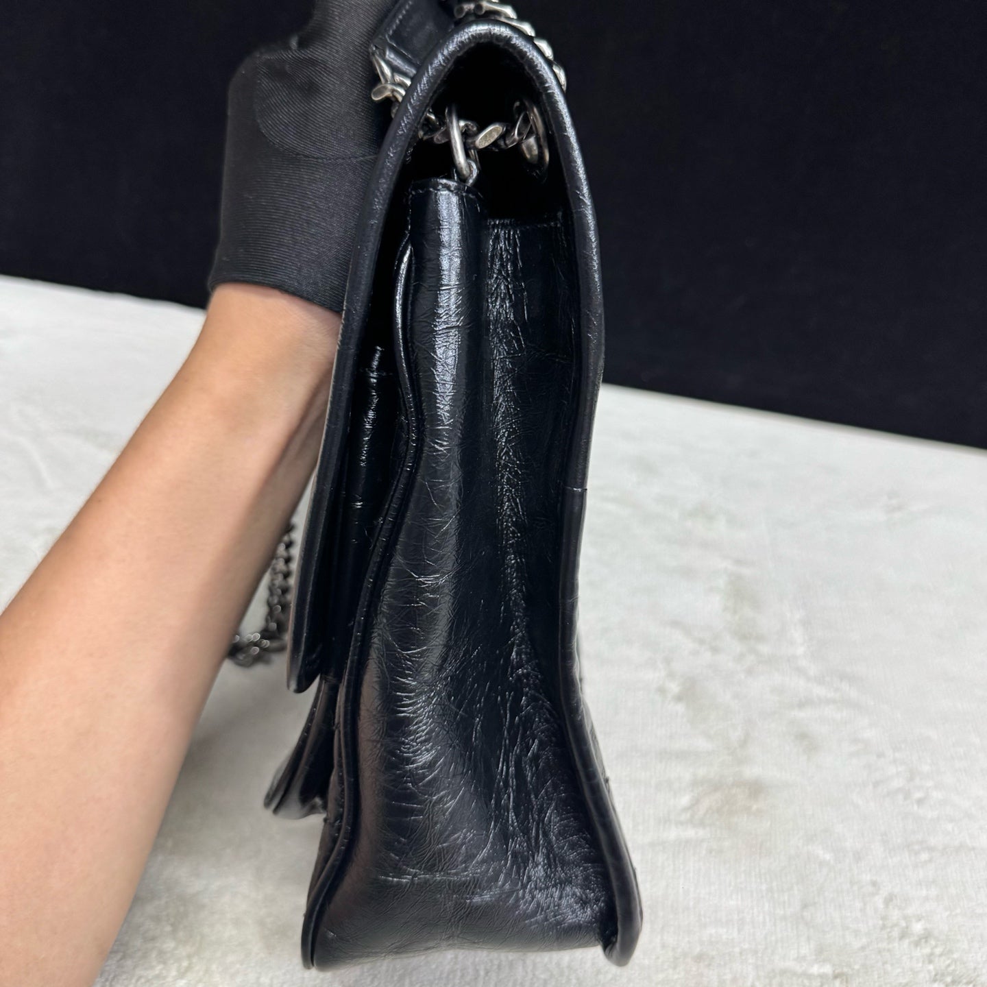 Saint Laurent - Niki - Leather - Black - (Large)