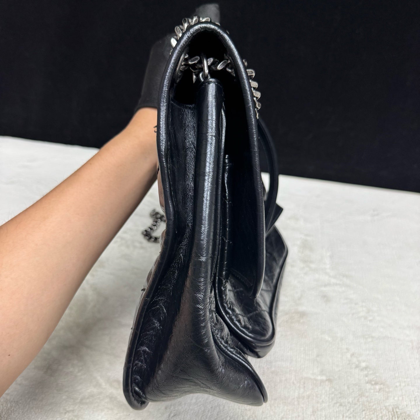 Saint Laurent - Niki - Leather - Black - (Large)