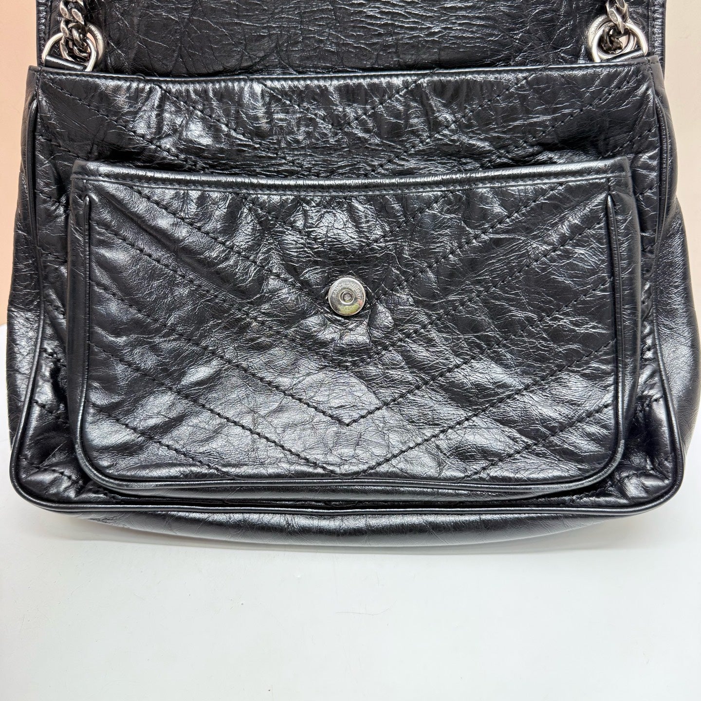 Saint Laurent - Niki - Leather - Black - (large)