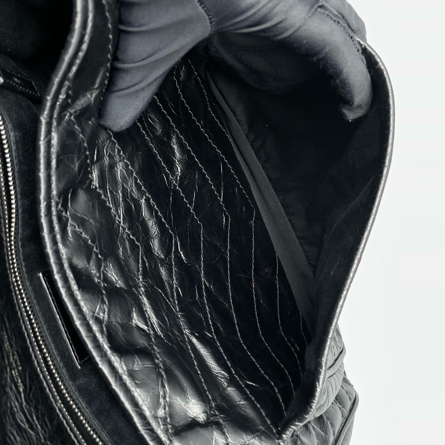 Saint Laurent - Niki - Leather - Black - (Large)