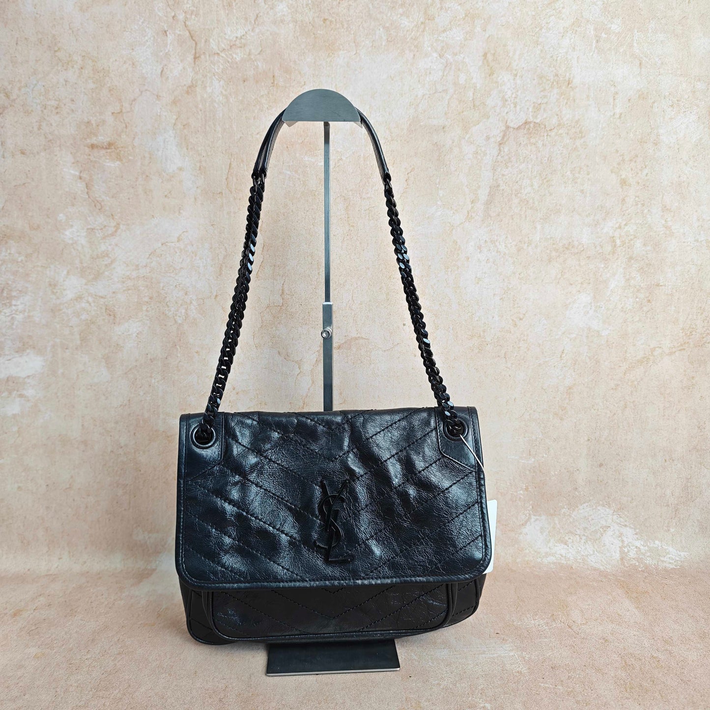 Saint Laurent - Niki - Leather - Black - (medium)