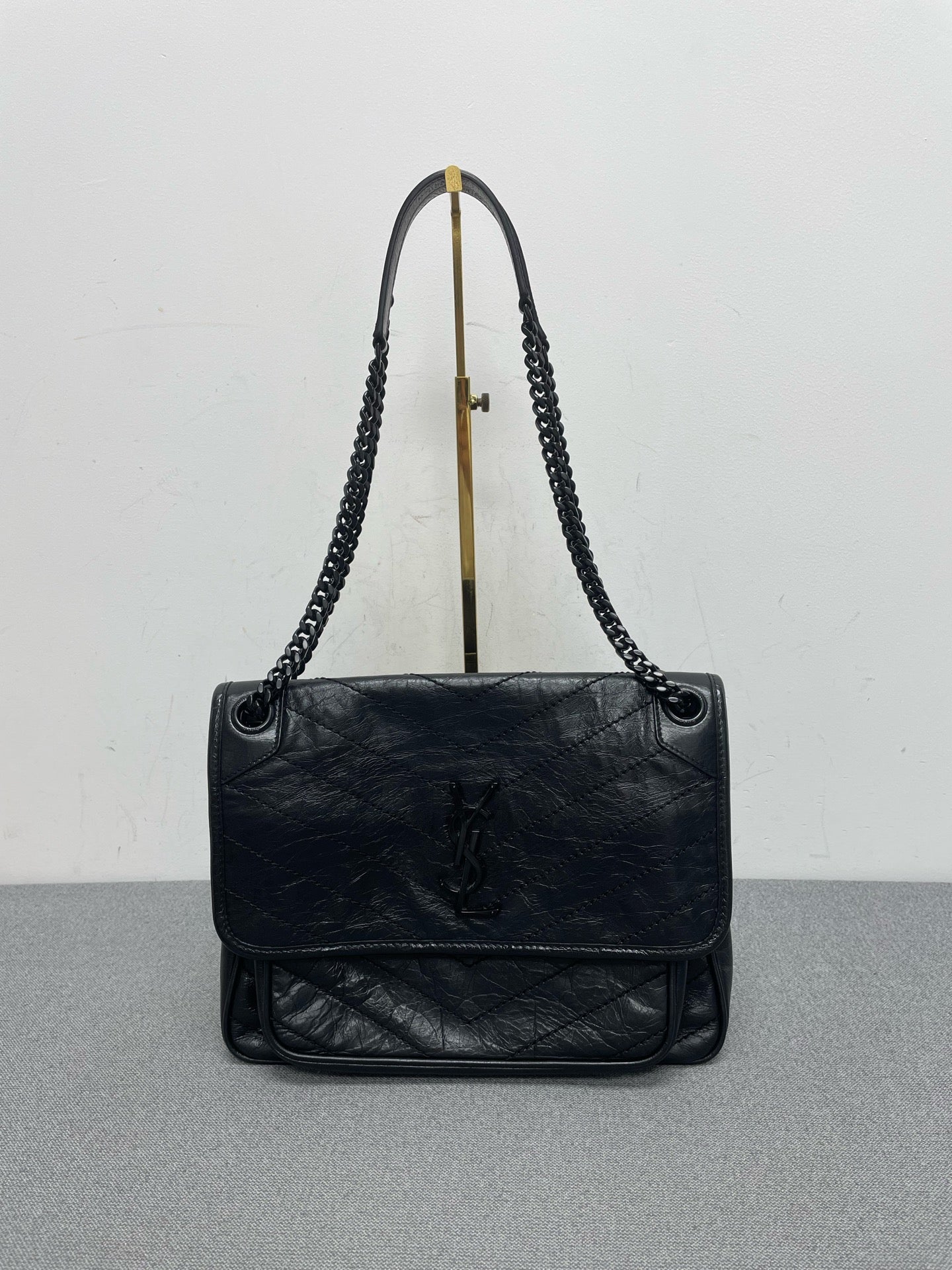 Saint Laurent - Niki - Leather - Black - (medium)