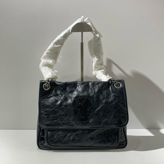 Saint Laurent - Niki - Leather - Black - (Medium)