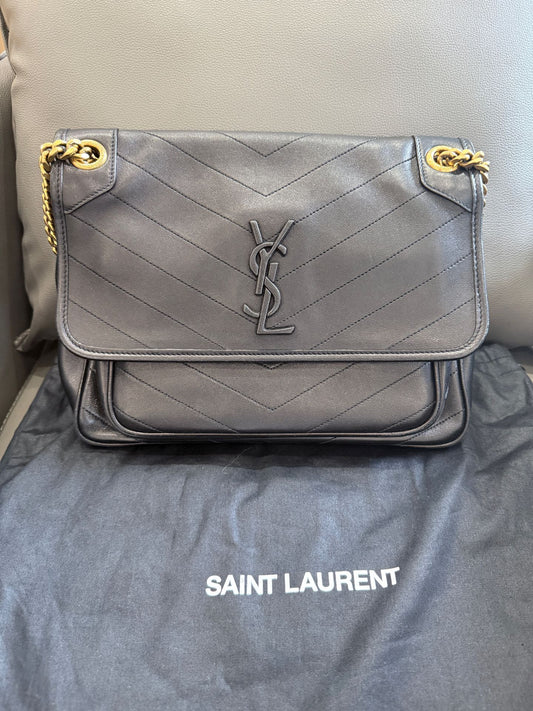 Saint Laurent - Niki - Leather - Black - (medium)