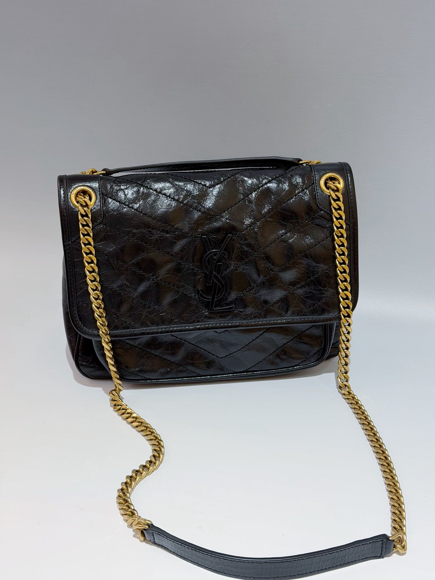 Saint Laurent - NIKI - Leather - Black - (medium)