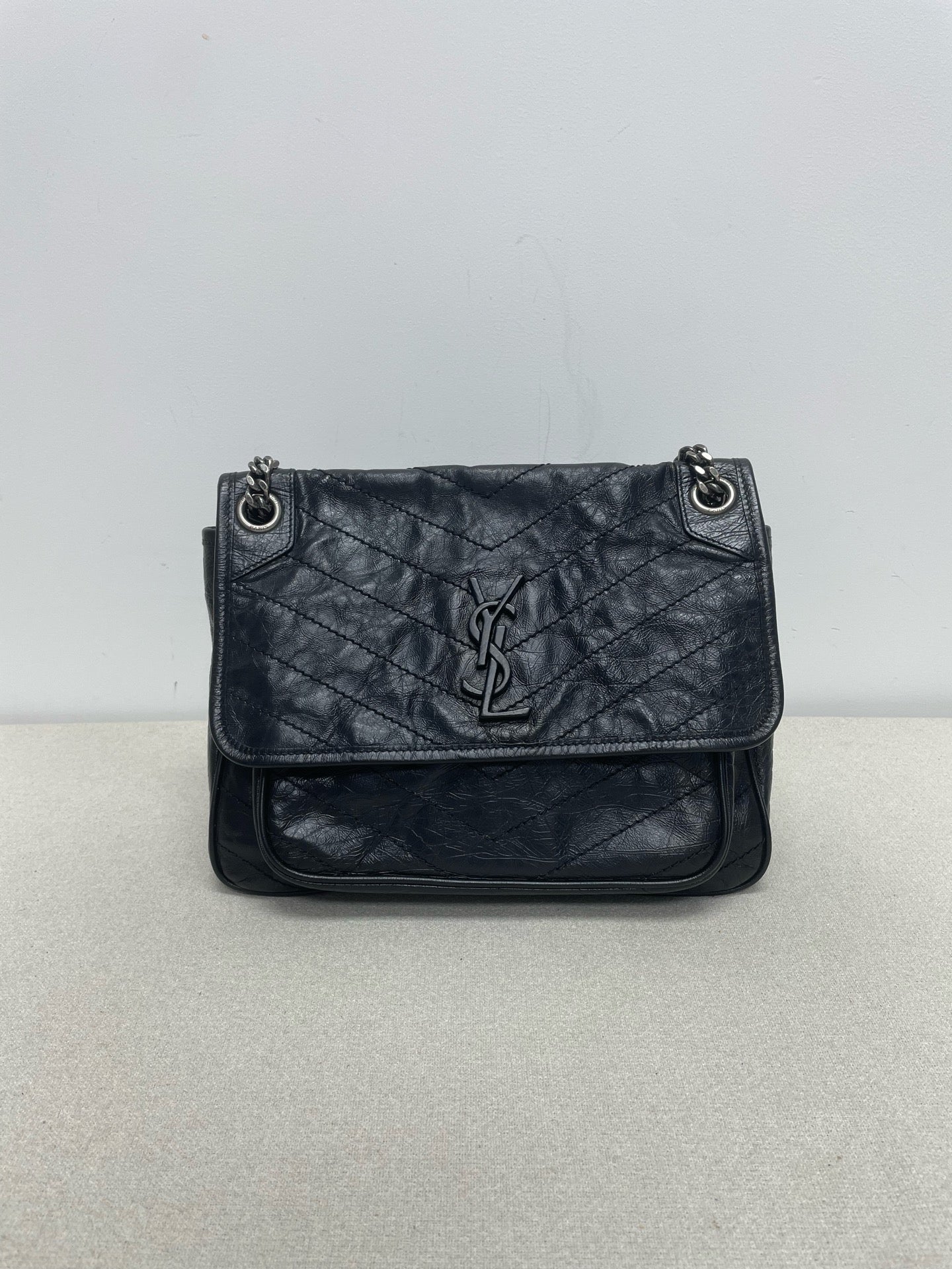Saint Laurent - Niki - Leather - Black - (medium)