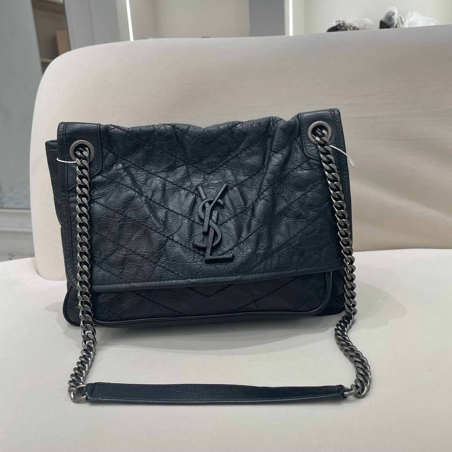 Saint Laurent - Niki - Leather - Black - (medium)
