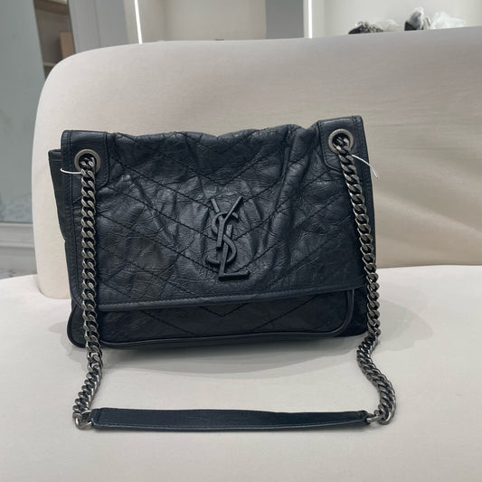 Saint Laurent - Niki - Leather - Black - (medium)