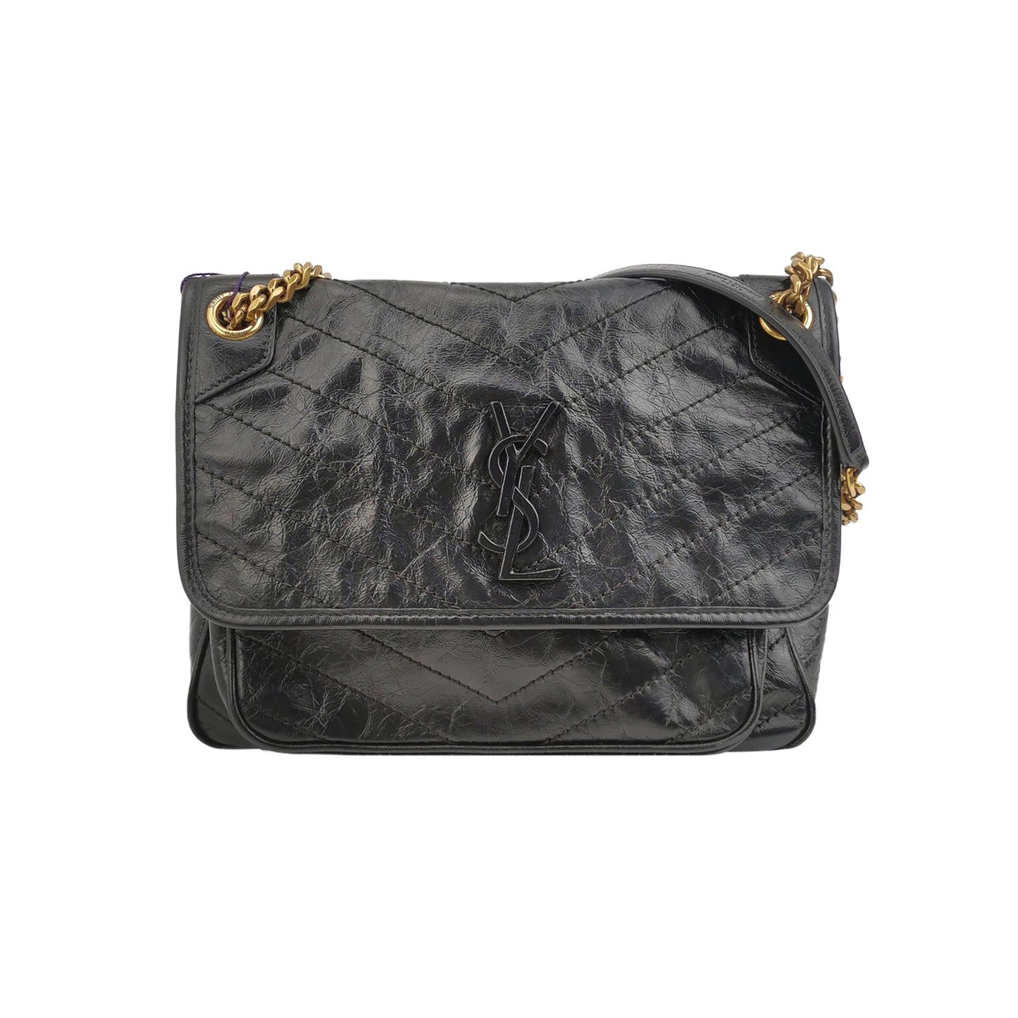 Saint Laurent - Niki - Leather - Black - (medium)