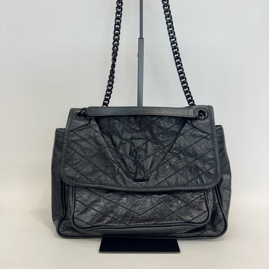 Saint Laurent - Niki - Leather - Black - (medium)