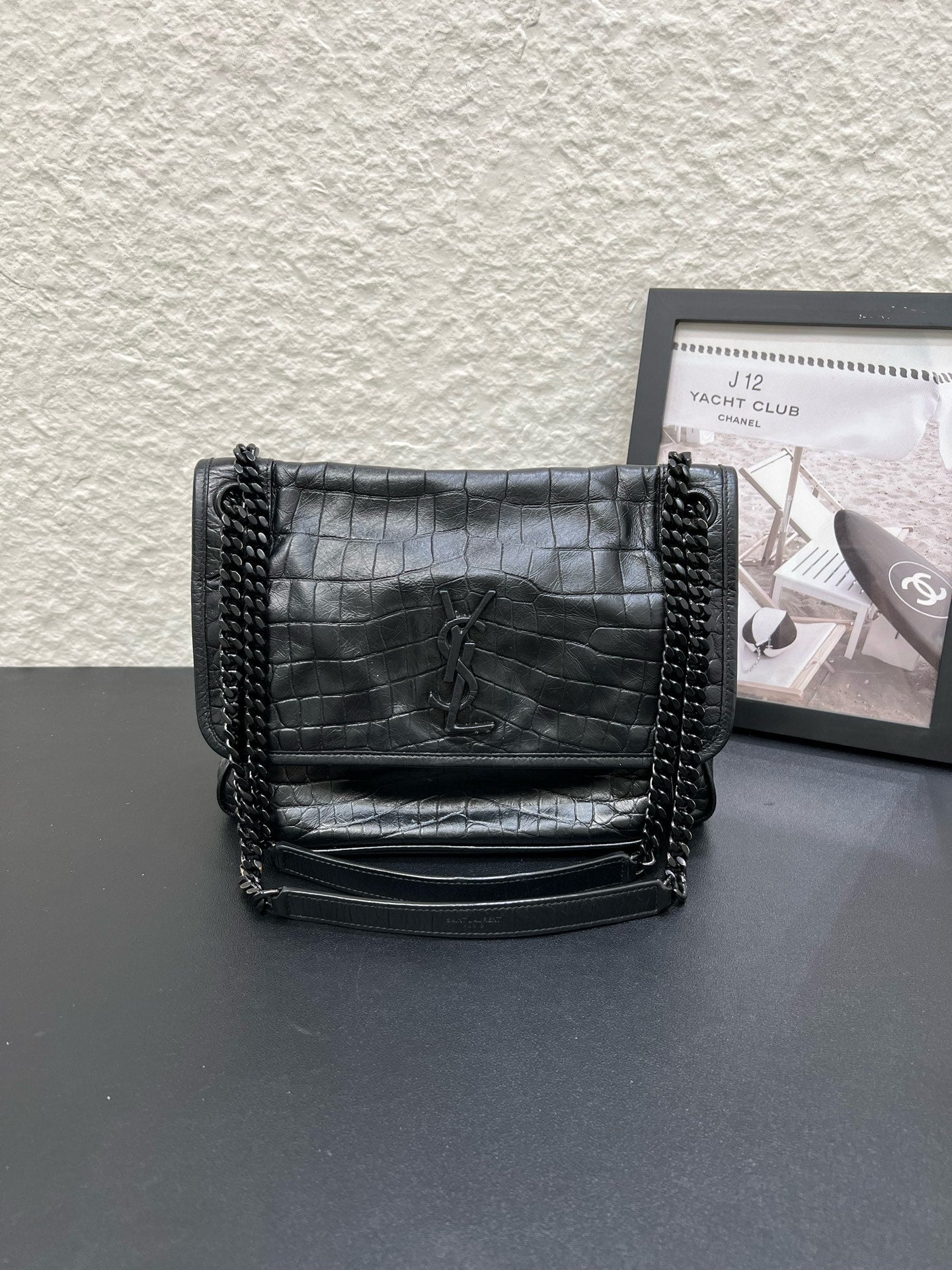 Saint Laurent - Niki - Leather - Black - (medium)