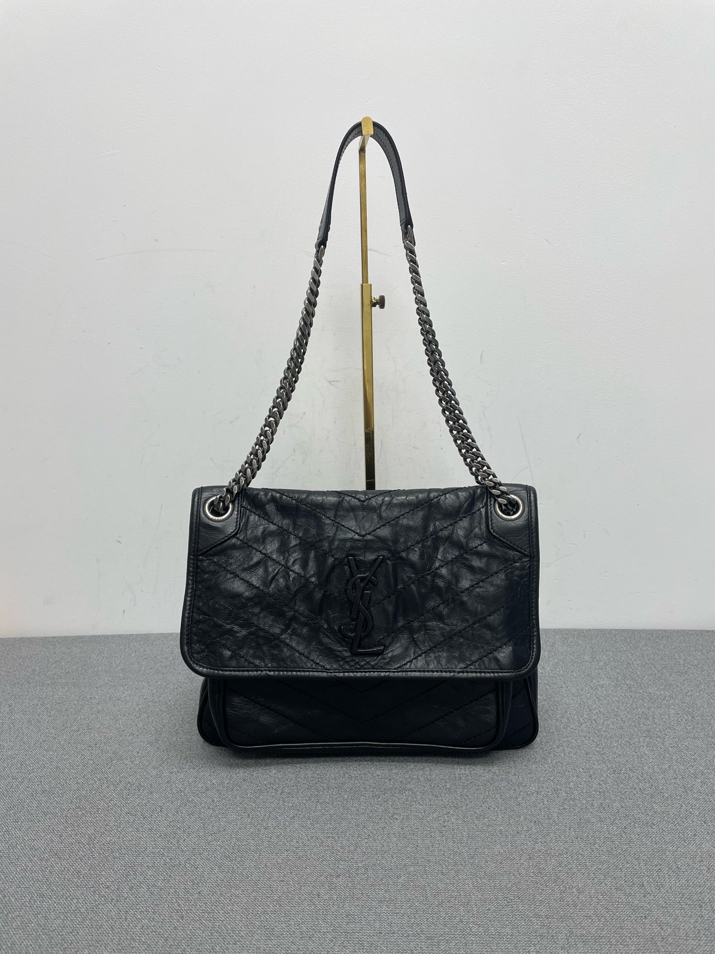 Saint Laurent - Niki - Leather - Black - (medium)