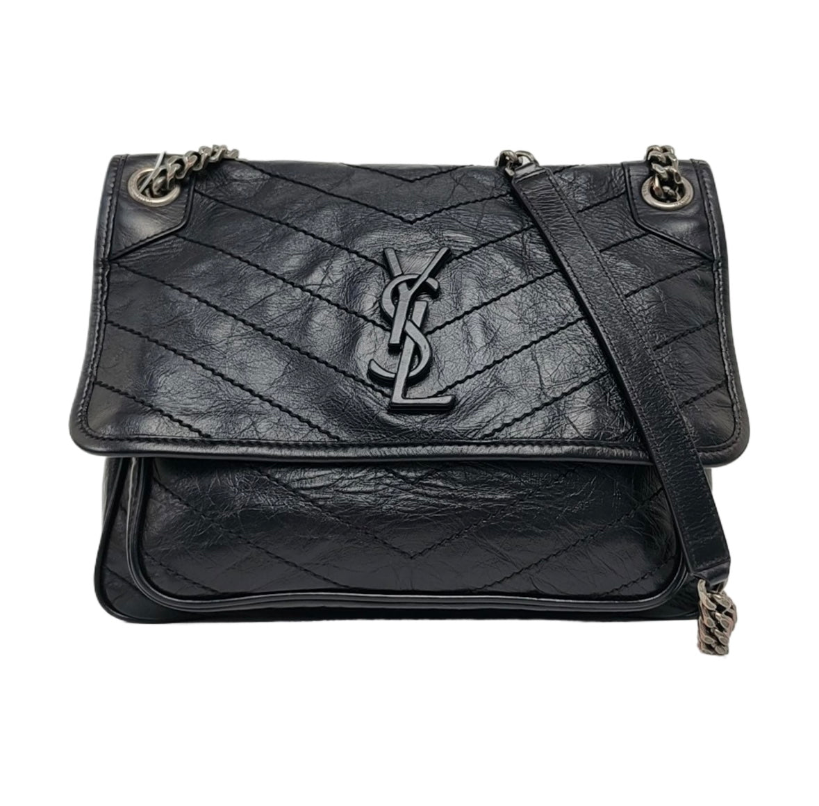 Saint Laurent - Niki - Leather - Black - (medium)