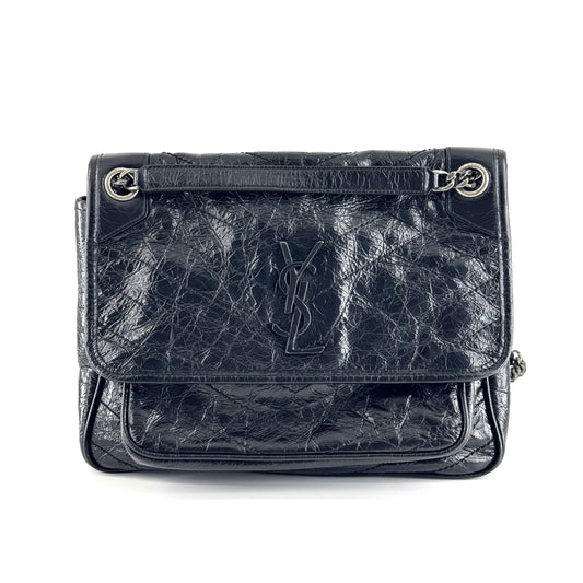 Saint Laurent - Niki - Leather - Black - (medium)