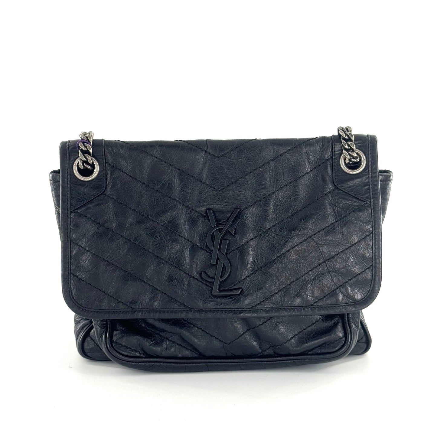 Saint Laurent - Niki - Leather - Black - (medium)