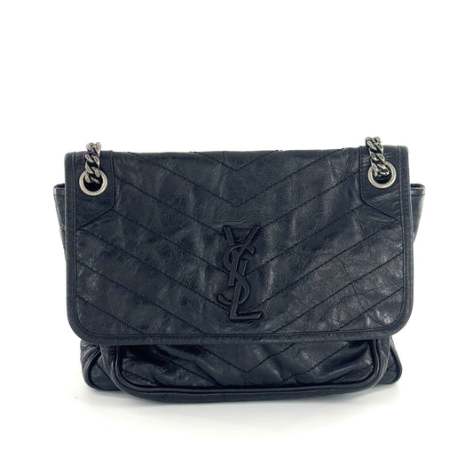 Saint Laurent - Niki - Leather - Black - (medium)